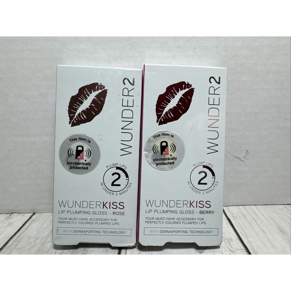 Wunderkiss Wunder2 Lip Plumping Gloss Rose & Berry